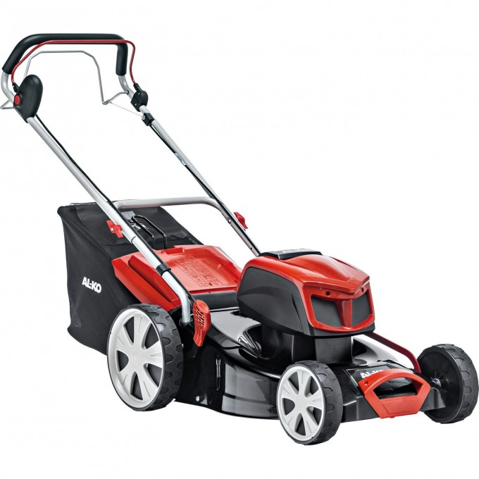 Комплект Газонокосилка аккумуляторная AL-KO Energy Flex 46.9 Li SP без аккумулятора + Запасной аккумулятор Аккумулятор LI-ION 144WH + Зарядное устройство для аккумуляторов 36V-3A AK113690 + 113280 + 113281