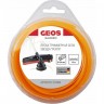Леска триммерная GEOS звезда PENTA, 2.4мм, 15м, в блистере AK213995